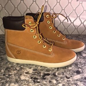 Timberland Shoes | Timberland Womens Dausette Chukka Lace Up High Top | Color: Brown/Orange | Size: 7.5 | Tesplin's Closet